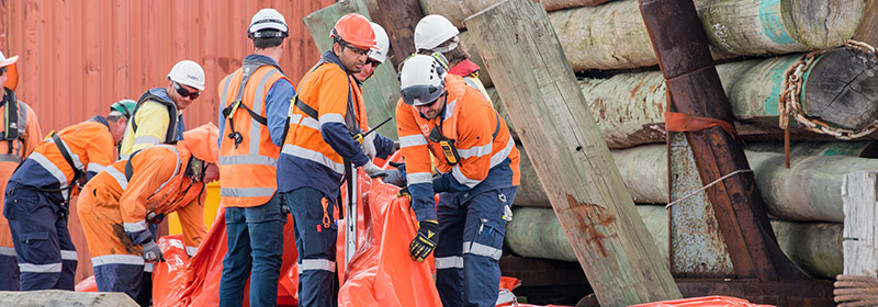 Oil spill exercise Tauranga