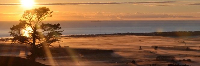 papamoa hills sunrise