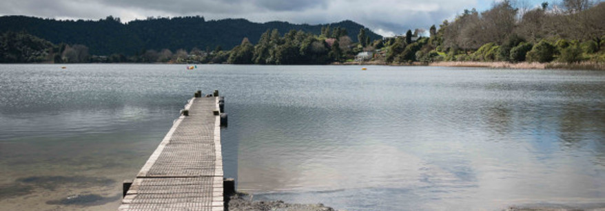 Lake Okareka jetty