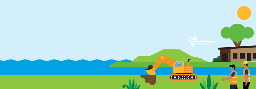 rivers and drainage illustration