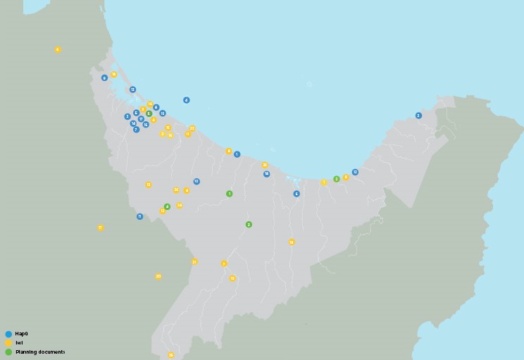 iwi hapu plan map