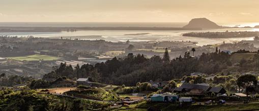 Scenic photograph of western Bay of Plenty