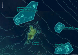 motiti protection area map