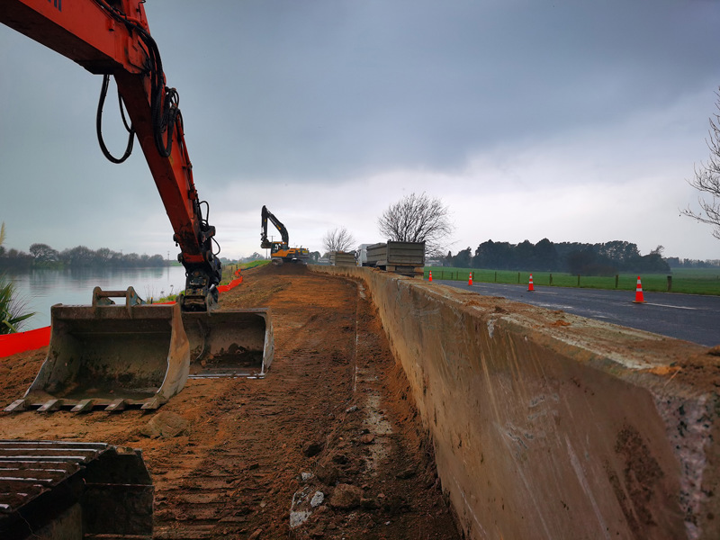 Thornton School Floodwall upgrade begins