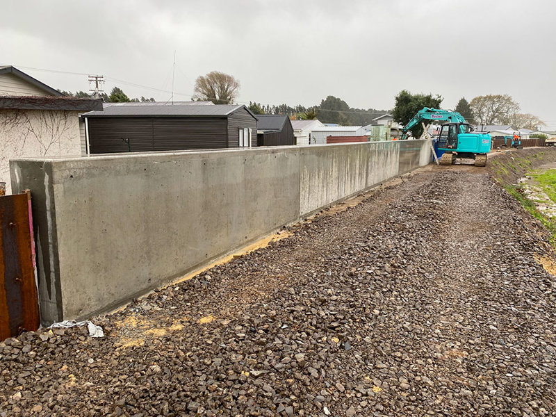 Finish line is in sight for floodwalls