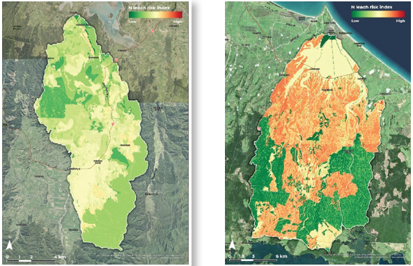 Nitrogen risk map