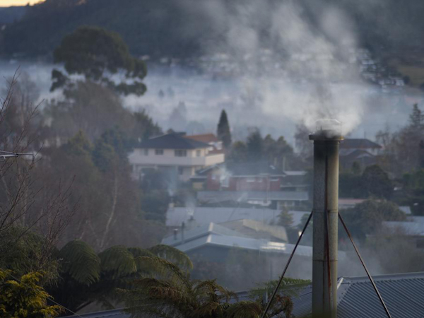 Smokey fires in Rotorua
