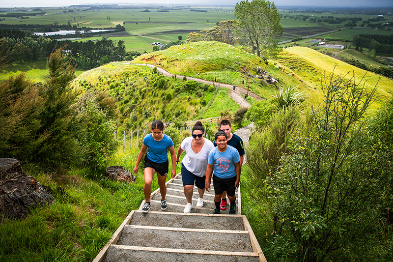 papamoa hills stairs