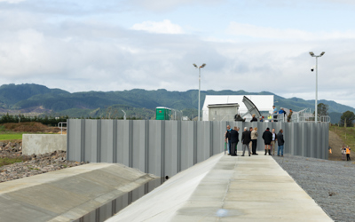 View of the Spillway at Hydro Road, Edgecumbe.