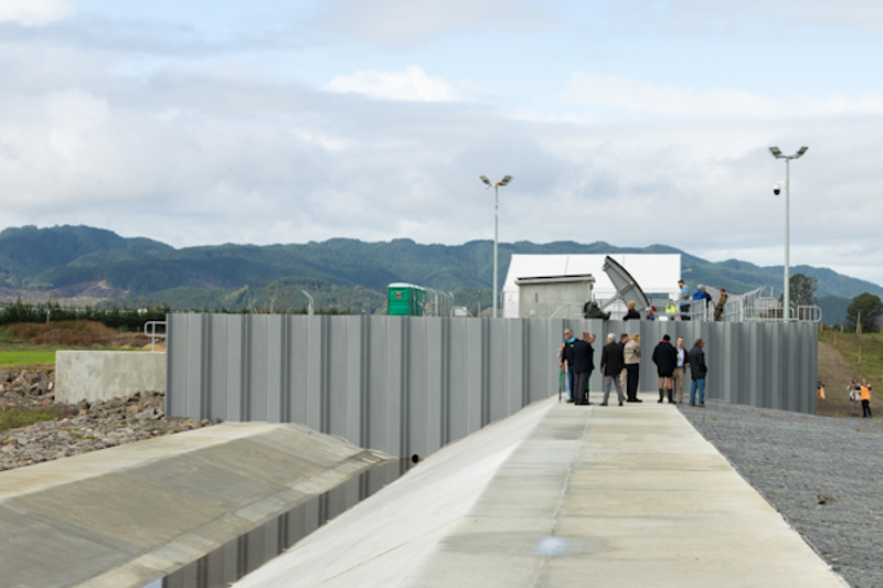 View of the Spillway at Hydro Road, Edgecumbe.