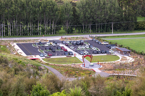 papamoa hills new carpark