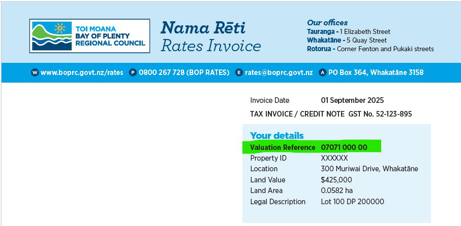 rates invoice