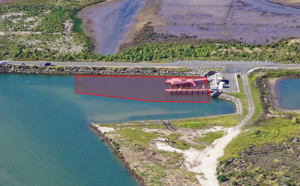 Kaituna Ford Road mooring basin
